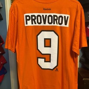 Philadelphia Flyers Ivan Provorov Shirt - Size Large